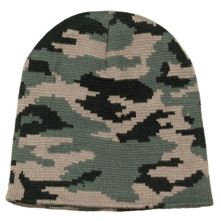 Čiapka pletená "BEANIE" woodland