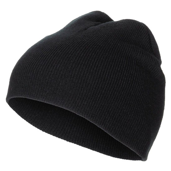 Čiapka pletená "BEANIE" jemná, čierna