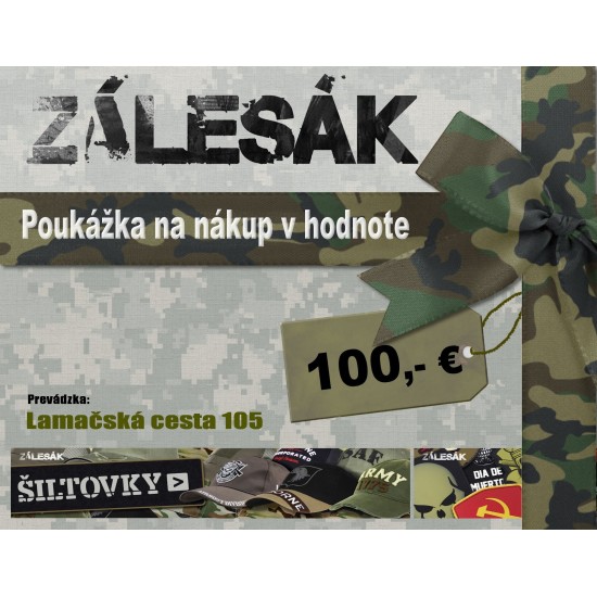 Darčeková poukážka 100 €
