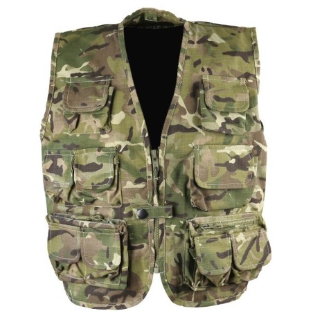 Detská taktická vesta, multicam