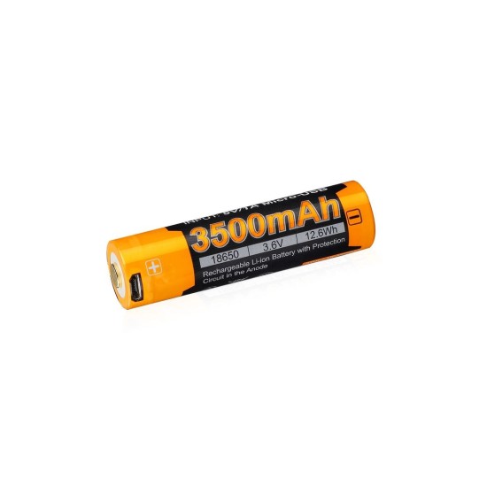 Dobíjacia batéria Fenix ​​18650 3500 mAh USB
