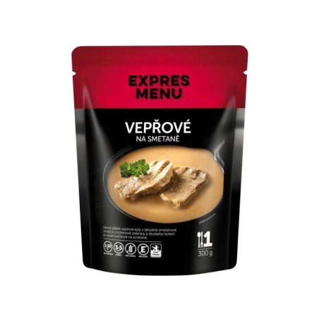 Expres menu - Bravčové stehno na smotane 1 porcia
