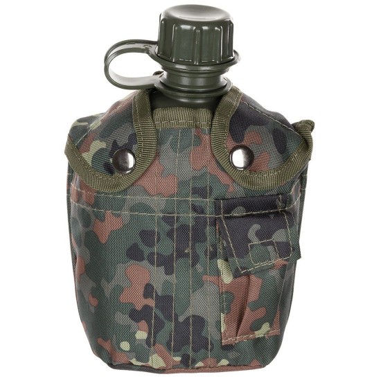 Fľaša MFH poľná typ US, flecktarn