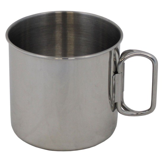 Hrnček FOX nerezový s 2 uškami 450ml