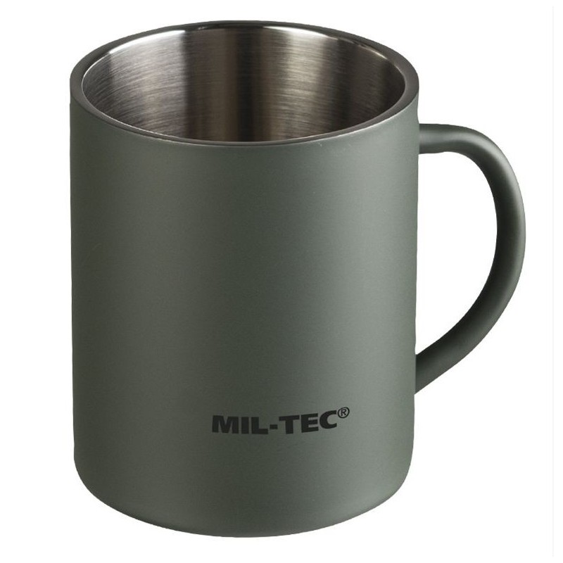 Hrnček MIL-TEC dvojplášťový 450 ml, olive