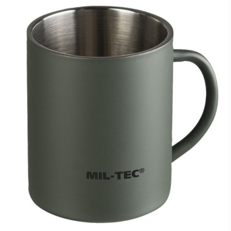 Hrnček MIL-TEC dvojplášťový 450 ml, olive
