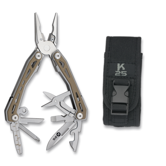 Kliešte MULTI-TOOLS (11150) multifunkčné K25, coyote