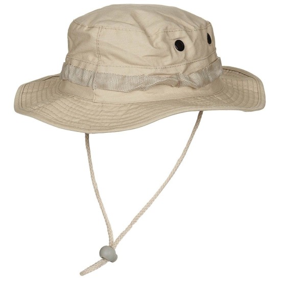 Klobúk MFH Rip - Stop, Khaki (Konfekčná veľkosť XXL)
