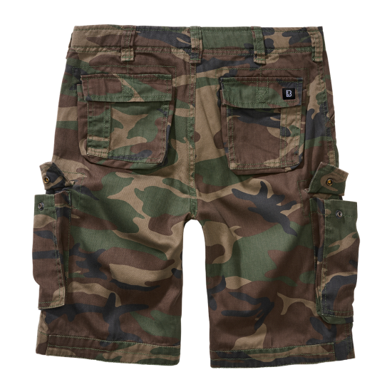 Kraťasy detské BRANDIT Urban Legend Shorts, woodland (Detské veľkosti 170/176)