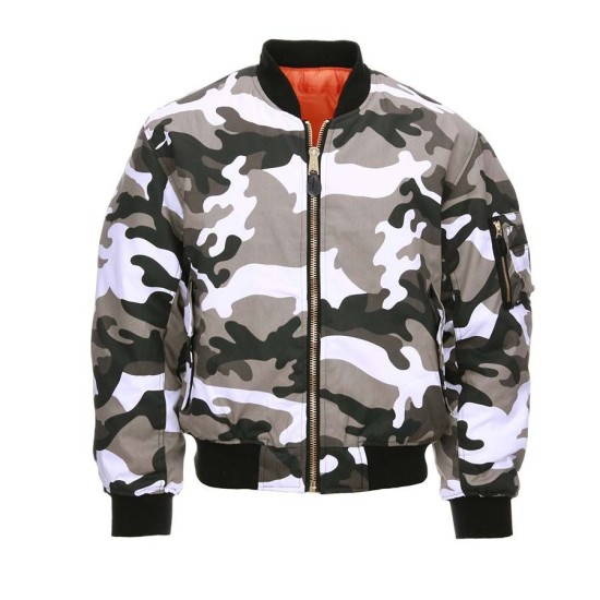 Letecká FOSTEX bunda MA-1 bomber, urban (Konfekčná veľkosť XXXL)