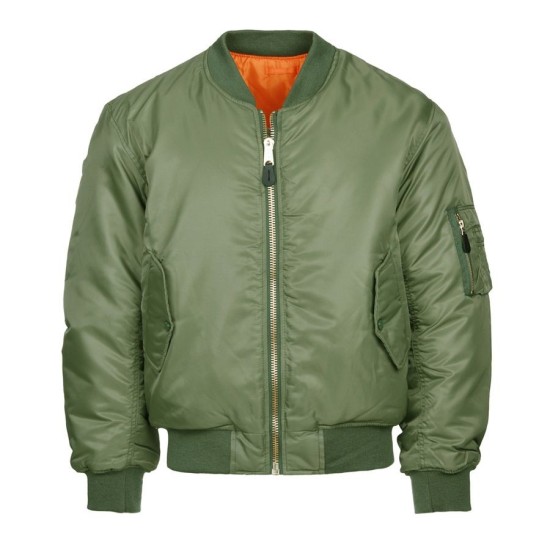 Letecká FOSTEX bunda MA-1 bomber, zelená (Konfekčná veľkosť XXXL)