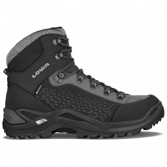 LOWA Taktická obuv Renegade warm gtx mid, čierne (Veľkosť obuvi 44)