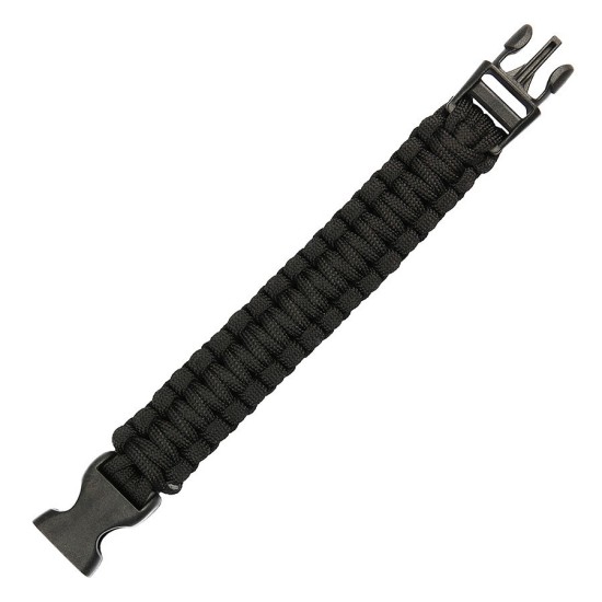 Náramok na ruku Paracord 7 inch čierny