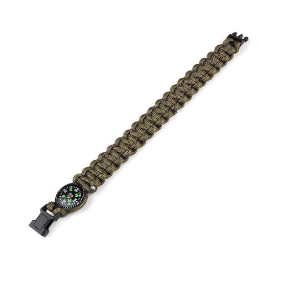 Náramok 101inc. 8 inch "PARACORD" K2023, olive