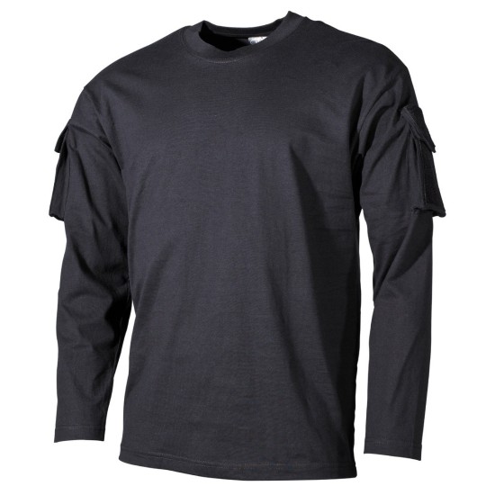 Náteľník MFH s velcro vreckami, black