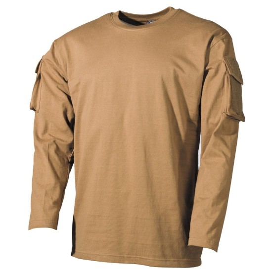 Náteľník MFH s vreckami na rukávoch, Coyote (Konfekčná veľkosť XXXL)