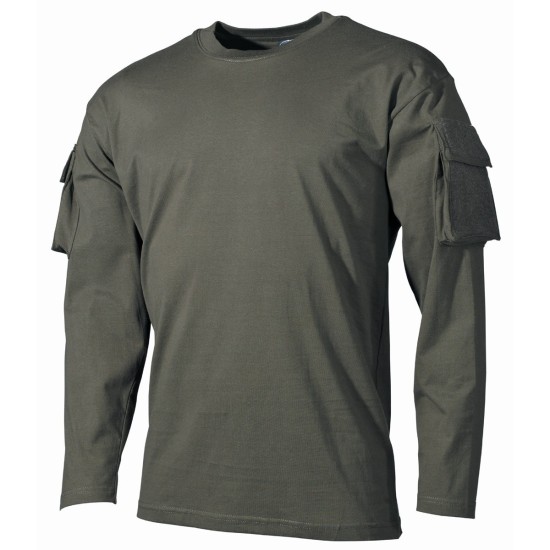 Náteľník MFH s vreckami na rukávoch, Olive (Konfekčná veľkosť XXXL)