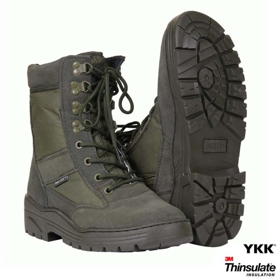 Obuv Fostex Sniper Boots Zipper, olive (Veľkosť obuvi 38)