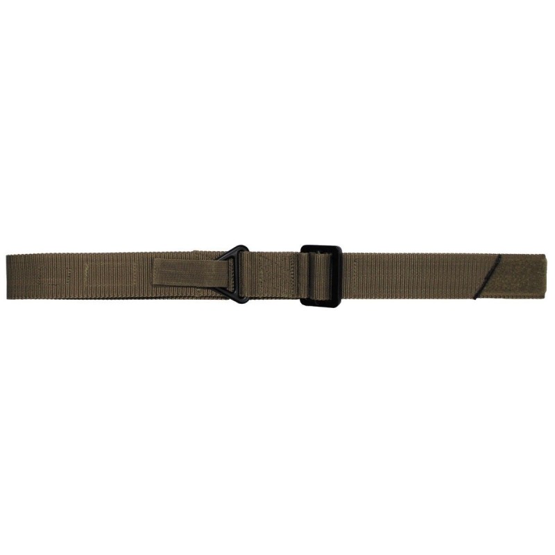 Opasok "Mission" s kovovou prackou 4,5cm, coyote