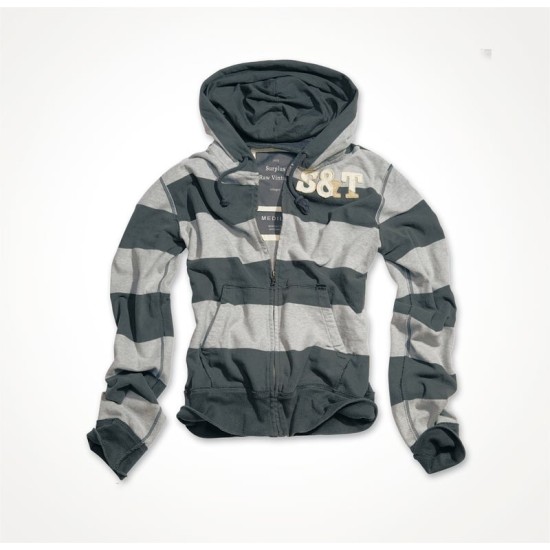 Pánska mikina SURPLUS, Vintage Stripe Zipper (Konfekčná veľkosť S)