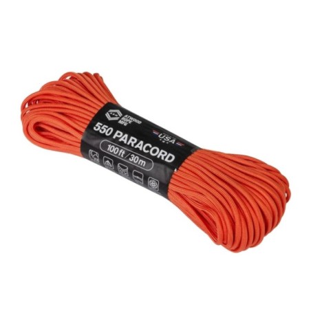 para helikon snura paracord 550 lbs 30m burnt orange