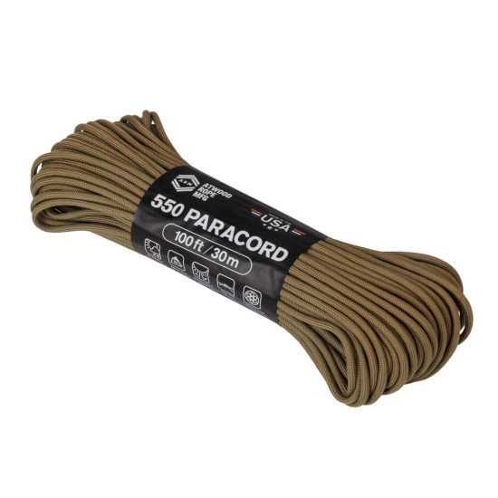 para helikon snura paracord 550 lbs 30m coyote