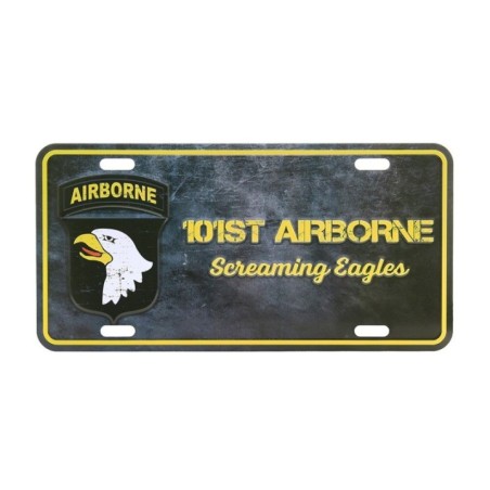plechova spz pre americke auta 101st airborne screaming eagels
