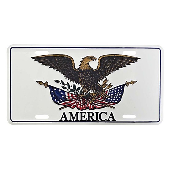 plechova spz pre americke auta eagle america