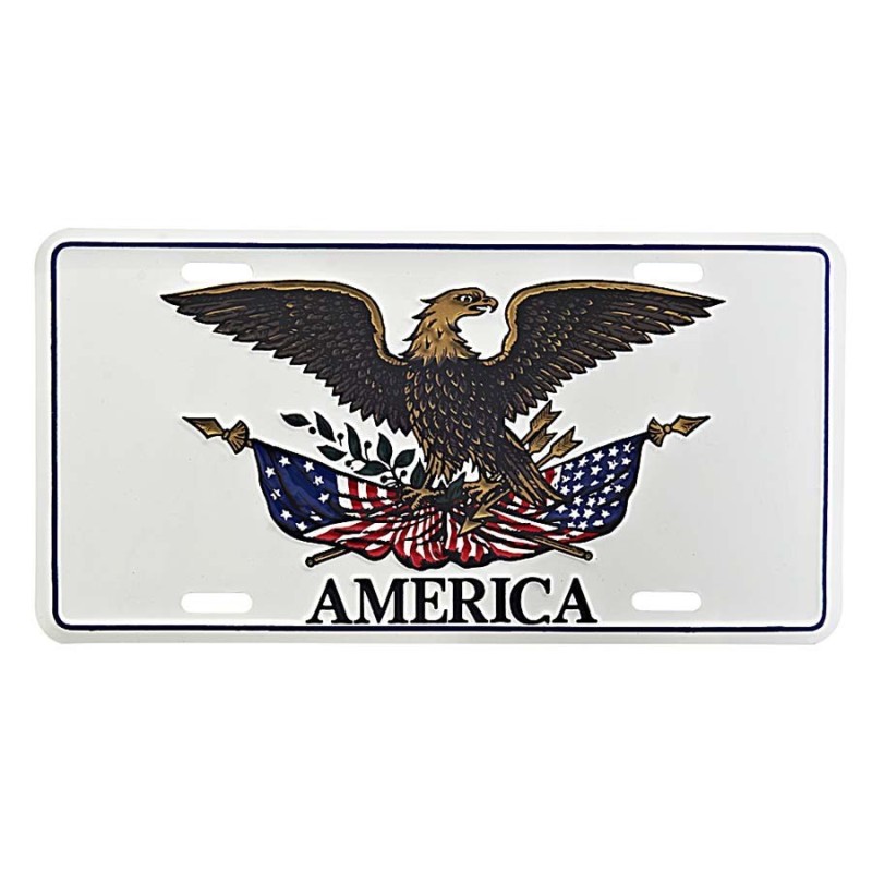 plechova spz pre americke auta eagle america