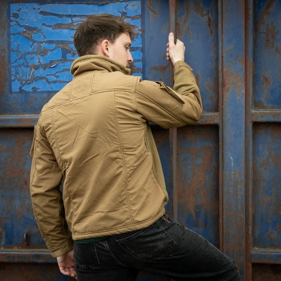 Bunda 101 inc. COMBAT FLEECE, sand