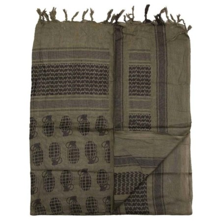 satka bavlnena 101inc arafatka grenade zelena