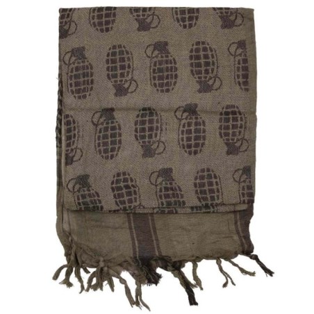 satka bavlnena 101inc arafatka grenade zelena