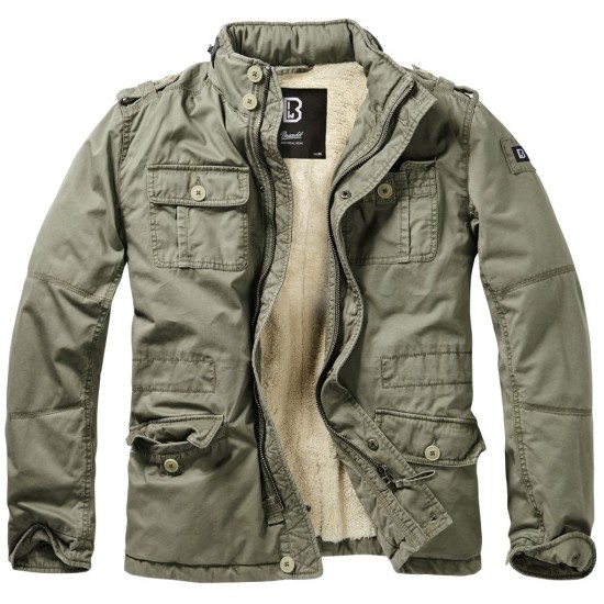 Bunda BRANDIT Winter Britannia, olive (Konfekčná veľkosť S)