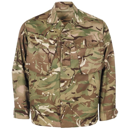 Taktická poľná blúza MFH, "Barrack" nová, MTP camo (Britské veľkosti 190/112)