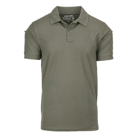 Taktické funkčné tričko 101 INC, QuickDry polo, olive