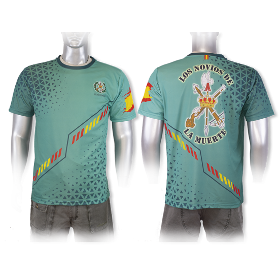 Tričko Barbaric sublimate, Spain Legion (Konfekčná veľkosť L)