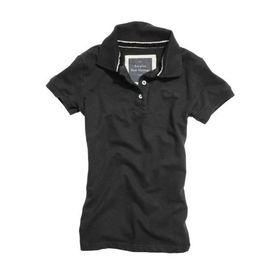 Tričko Ladies Polo, čierne (Konfekčná veľkosť XL)