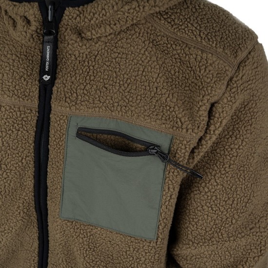 Bunda FOSTEX obojstranná SHERPA SOFTSHELL, Coyote/Ranger