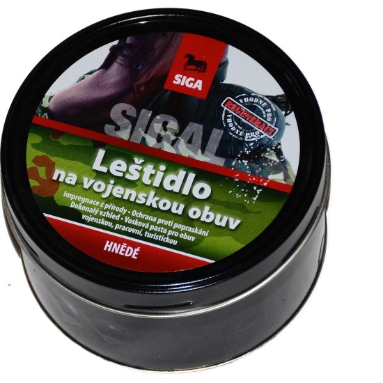 vojenske lestidlo siga na obuv 250g hnede